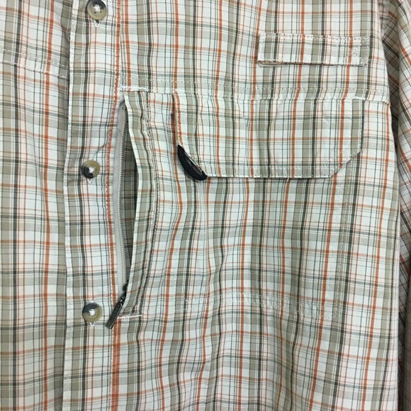 Wrangler Authentics  Plaid Button Down Shirt -SZ M - Picture 3 of 8